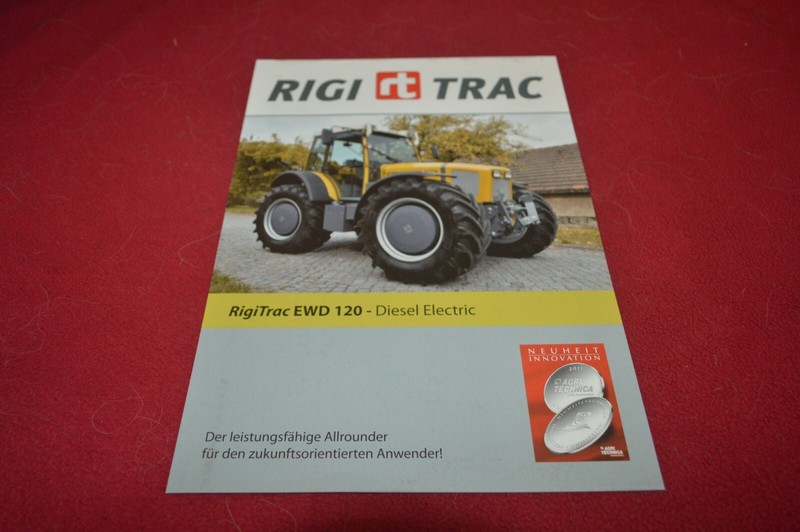 Rigi Trac EWD 120 Diesel Electric Tractor In German Brochure FCCA