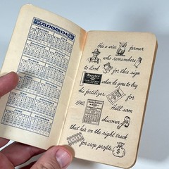 Vintage 1940 Royster Guano Fertilizer Advertising Memo Book Calendar Norfolk VA