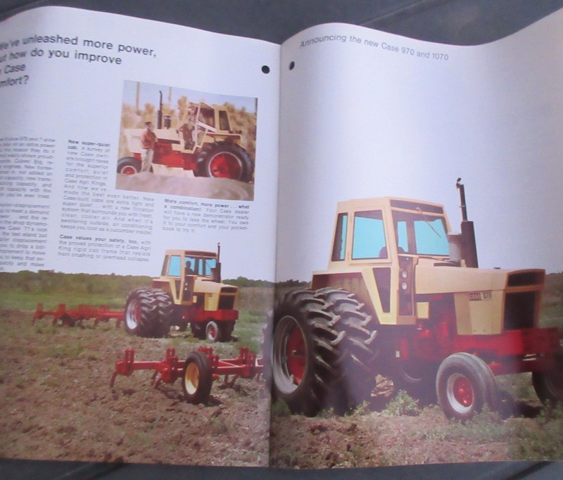 Vintage Case 970 1070 Farm Tractor Sales Brochure 1470 1170 870 770 570 470 gallery