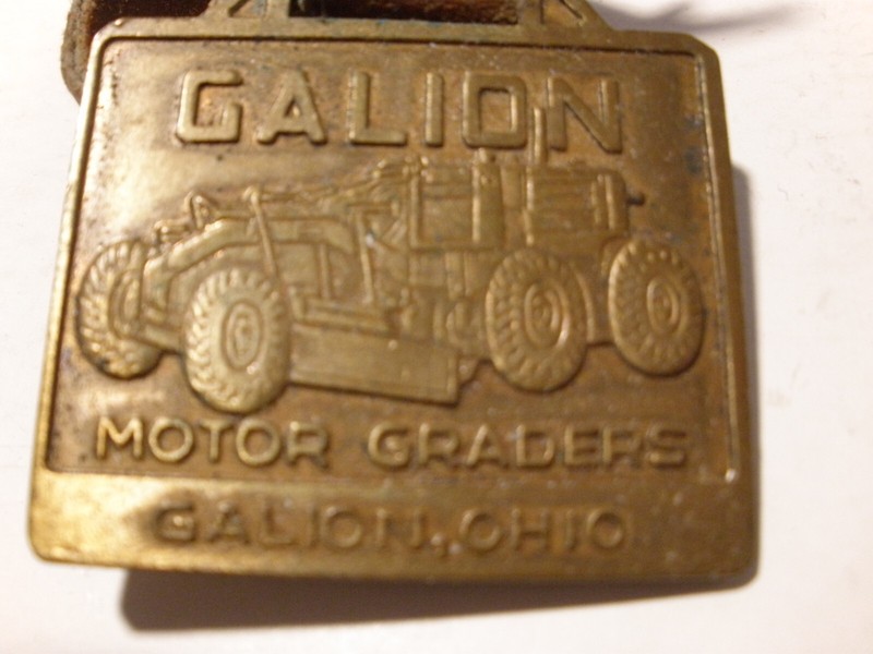 Vintage Lot of 9 Tractor Key Fob Luggage Tag Metal Medal gallery