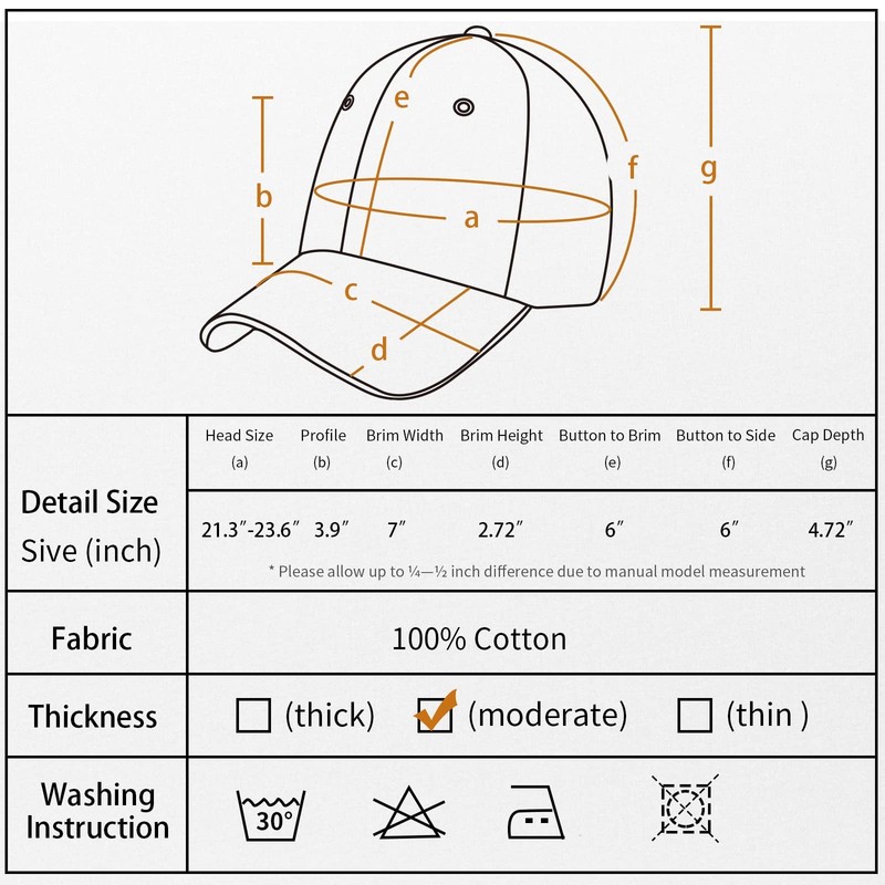 2-Pack Vintage Washed Cotton Adjustable Baseball Golf Dad Hats for Men & Women gallery