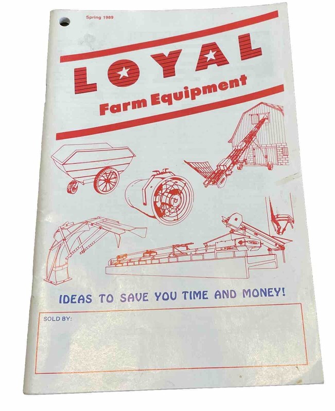 Vintage 1989 LOYAL FARM EQUIPMENT Catalog Roth Manufacturing Farming Collectible