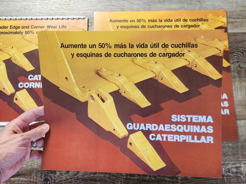 🔥Caterpillar Corner Guard Bucket System Brochures Grader Tractor FARM Cow Pig gallery