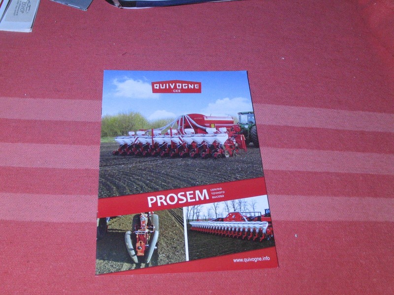Quivogne Prosem precision seed drill brochure Ukraine market