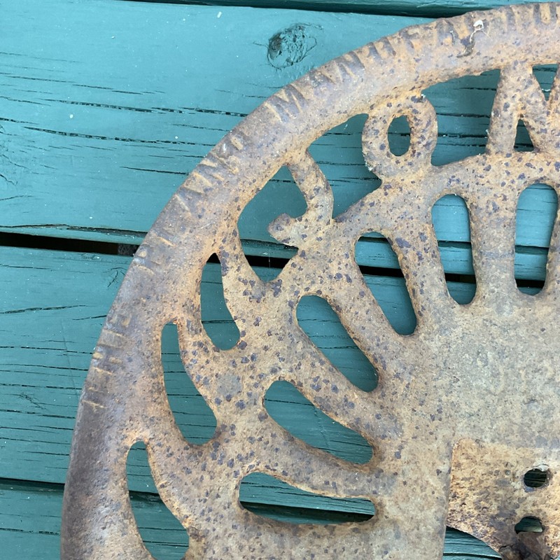 Antique JONES Plano MFG Chicago J127 SEAT Cast Iron Tractor Seat NICE! gallery