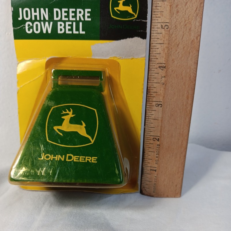 Vintage John Deere Green Cow Bell #44451 New In Package gallery