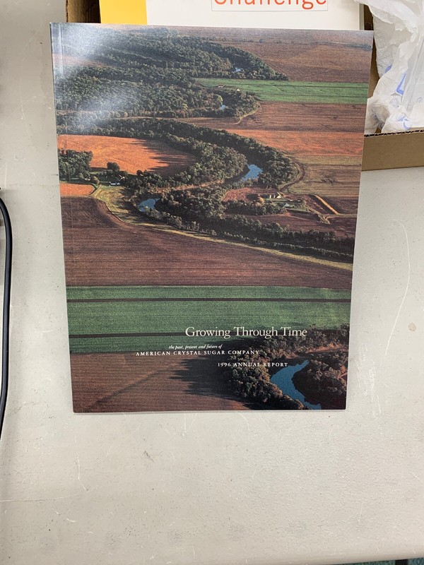 Vintage American Crystal Sugar Beet Annual Report 1996 farming agriculture RRV
