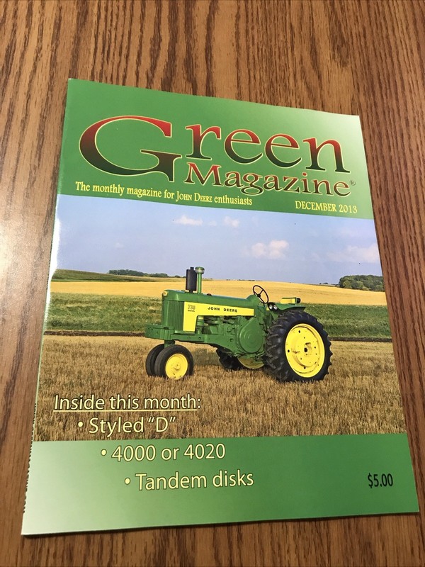John Deere Styled D Tractor, Tandem disks, 4020 vs 4000, L&G 50th Anniversary