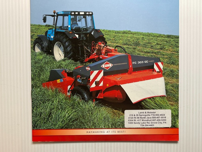 KUHN - FC Mower Conditioners (FC 303 FC 353) - Sales Brochure *Original 2004* gallery