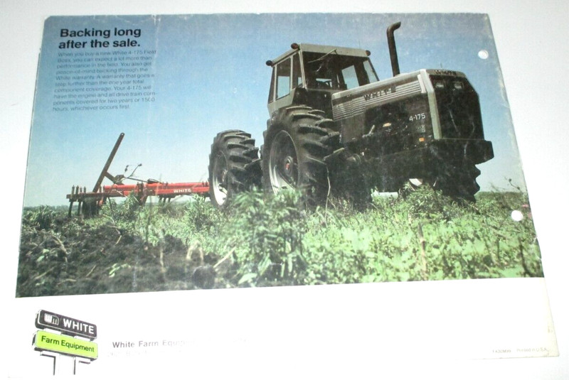 *White 4-175 Field Boss Tractor Sales Brochure Literature Advertising P259 gallery