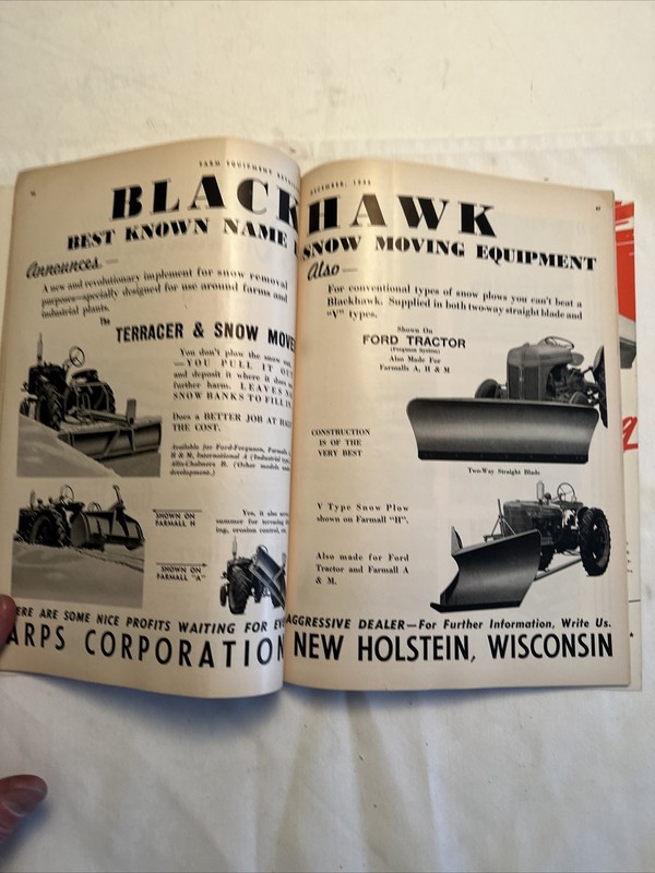 VTG 1946 John Deere Allis Chalmers Oliver Full Ads In Farm Equipment MAGAZINE gallery
