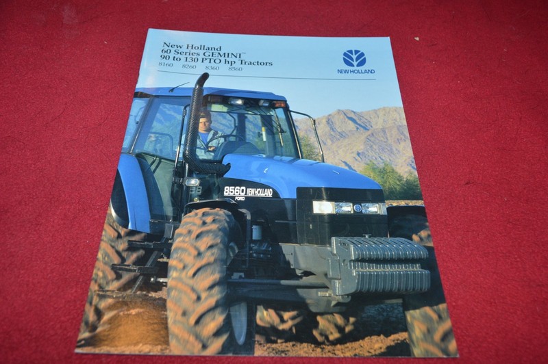 New Holland 8160 8260 8360 8560 Gemini Tractor Dealer’s Brochure GDSD7