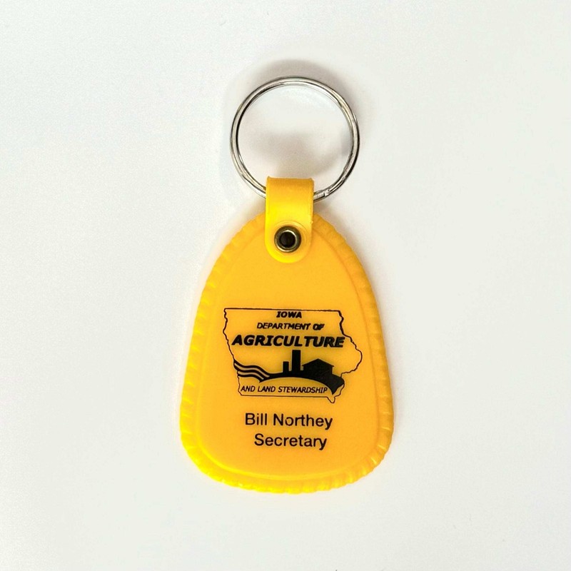 Iowa Dept Of Agriculture/Bill Northey (Set of 3) Yellow Keychains Key Rings gallery