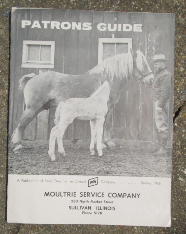 1965 FS Farmers Service Company Moultrie County IL. Patron’s Guide Advertising