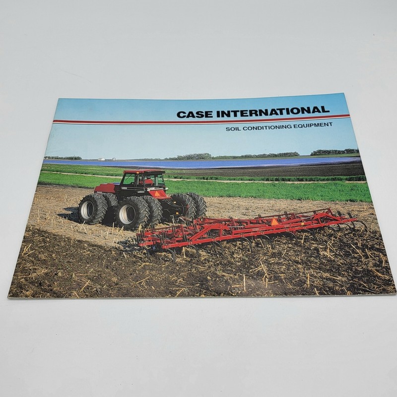 Sales Brochure CASE INTERNATIONAL Tractors Soil Conditioning Equipment 15 pages
