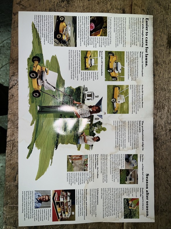 International Harvester Power Mowers , Edgers Trimmers Brochure gallery