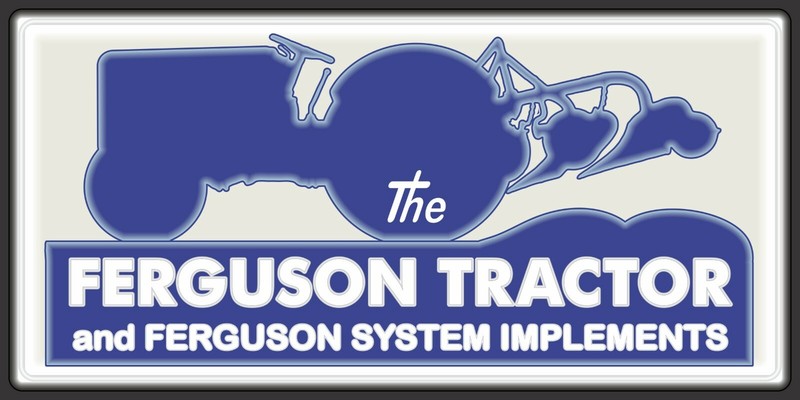 FERGUSON TRACTOR SYSTEM DEALER VINTAGE SIGN REMAKE ALUMINUM SIZE OPTIONS