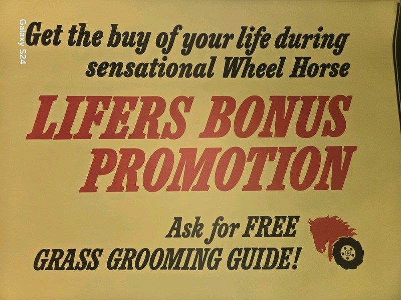 RARE LOT OF WHEEL HORSE POSTERS NOS WITH SOME AGE RELATED WEAR SEE ALL PICTURES! gallery