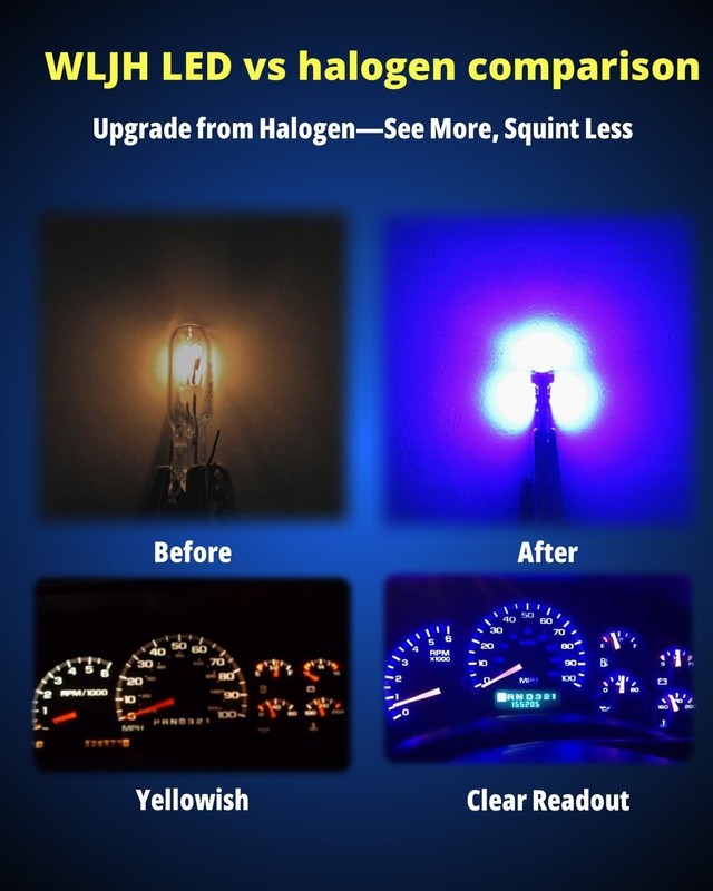 74 Led Bulb Lights Mini T5 2721 27 37 286 Wedge PC74 Twist Socket Automotive ... gallery