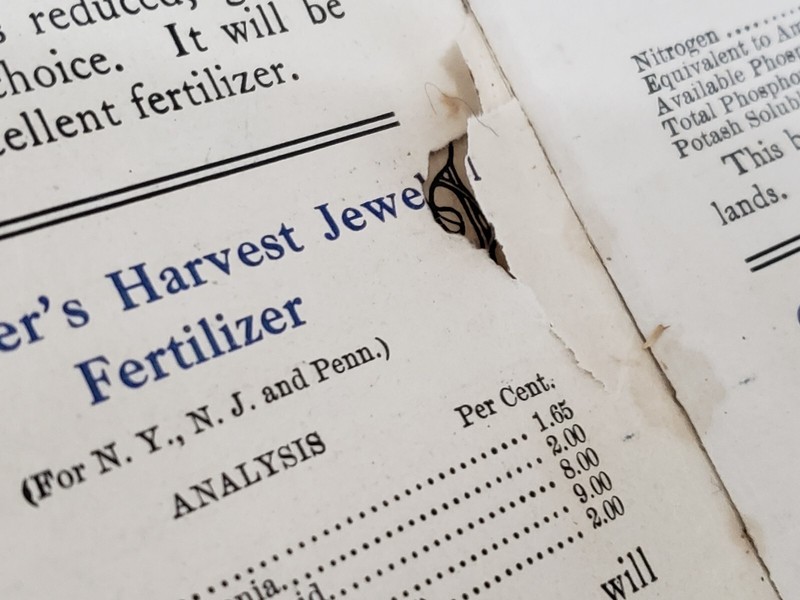 Crocker's Fertilizer Works Brands Paper Small Notebook - Honest Dated 1914 Farm gallery