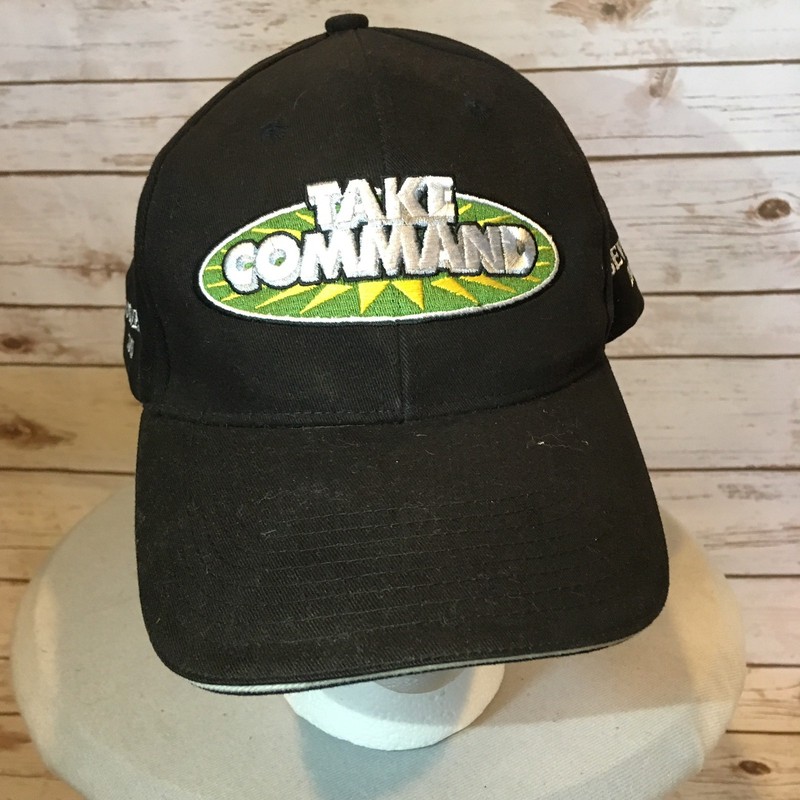 John Deere Baseball Cap SnapBack Hat Black Take Command Albuquerque/Sevilla 2001