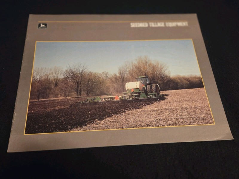 1986 John Deere Seedbed Tillage Equipment Brochure 1050 Cultivator Disk Bedder