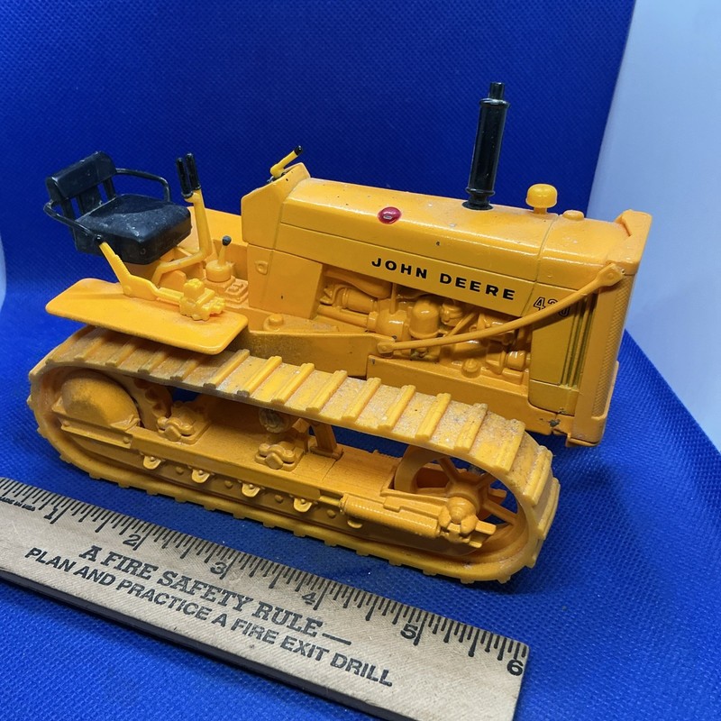 Vintage Ertl John Deere 430 Die Cast Yellow Crawler 6 1/2″