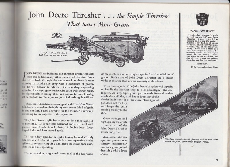 John Deere Power Farming Brochure 96 pages gallery