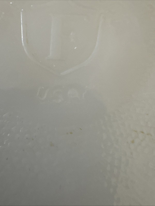 Vtg 1950s Danube MN Farmers Elevator Company Bowl Federal Glass Advertising USA gallery