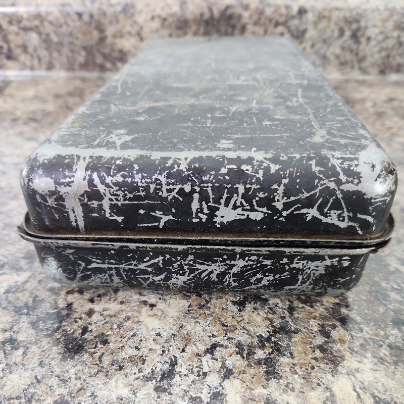 Vintage Metal Paper Safe Farmers Grain Company Akron Iowa Lock Box gallery