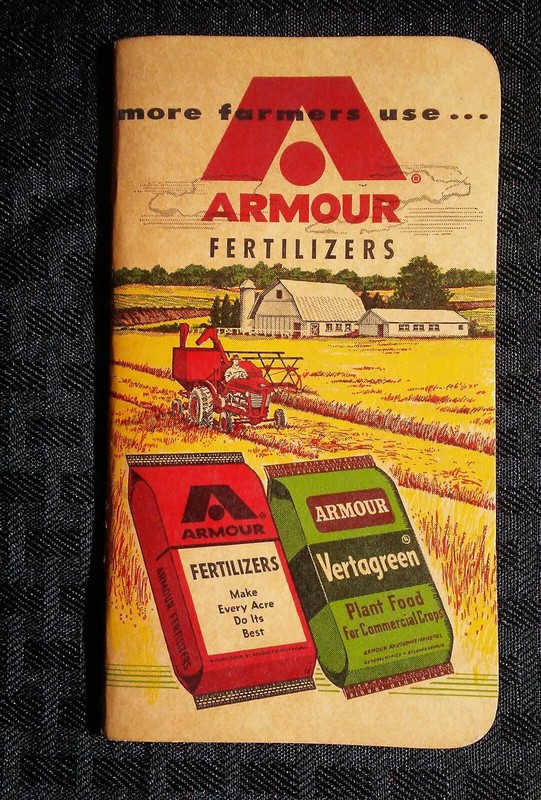Vintage Armour Fertilizers Farmer Notebook Robertson’s Farm Supply