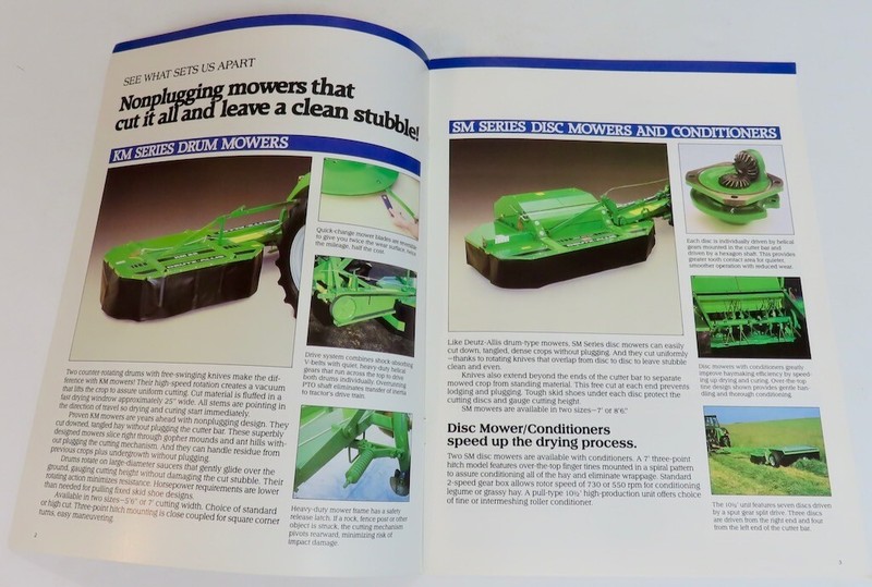 Vintage Deutz ALLIS Hay Tools 1986 Brochure gallery