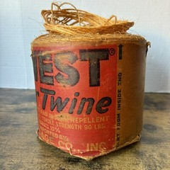 Vintage Midwest Cordage Co Binder Twine Full Roll Treated Product Of Mexico