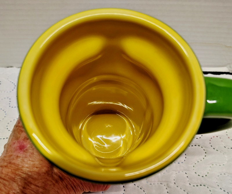 John Deere Licensed Green Travel Mug Coffee Cup w/Lid Stoneware Ceramic Encore gallery