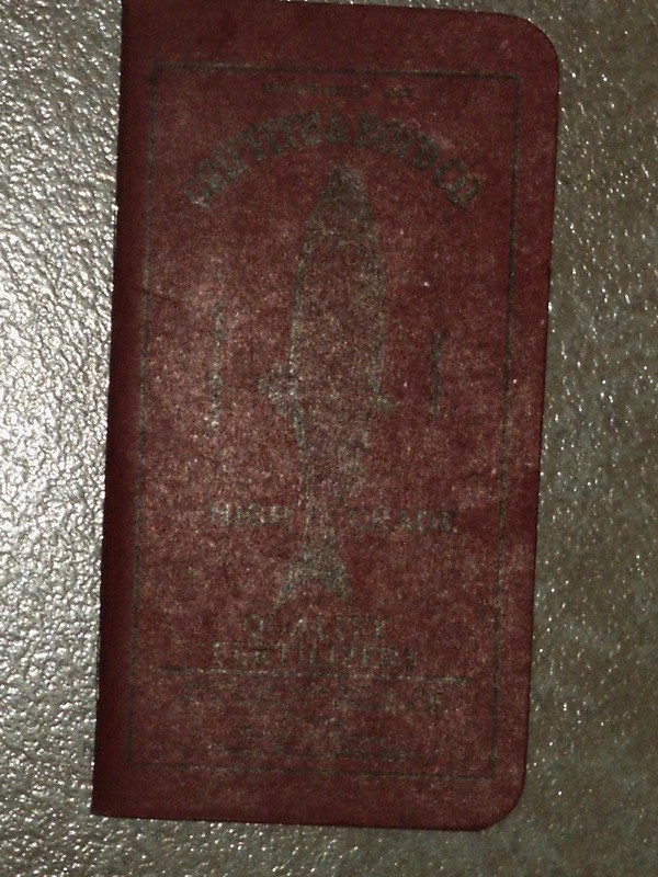 RARE Vintage Griffith & Boyd Company Fertilizer Advertising Pamphlet Notepad