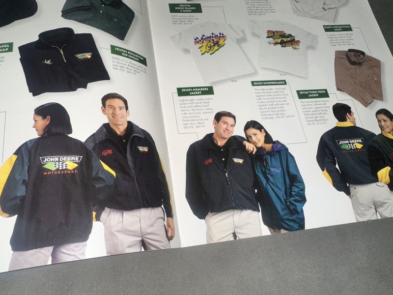 John Deere Motorsports Nascar Merchandise Catalog - 1996 gallery