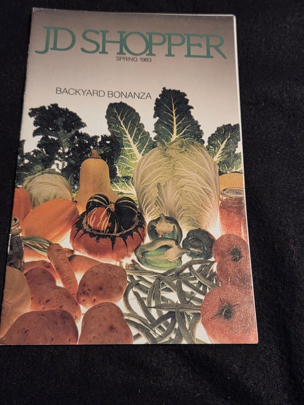 1983 John Deere Spring JD Shopper Magazine Introduction Of 318 420 Lawn Tractor