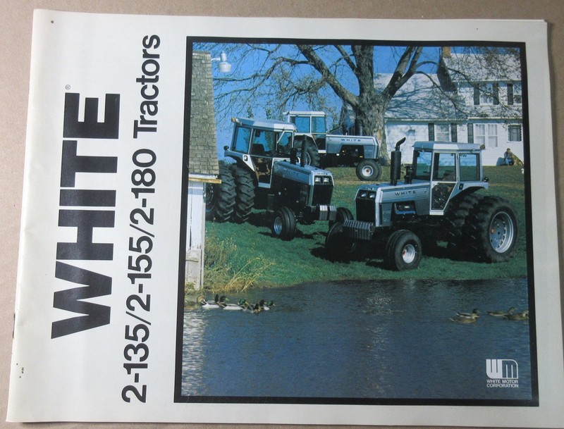 VINTAGE WHITE FARM EQUIPMENT TRACTORS BROCHURE 2-135 2-155-2-180 FIELD BOSS