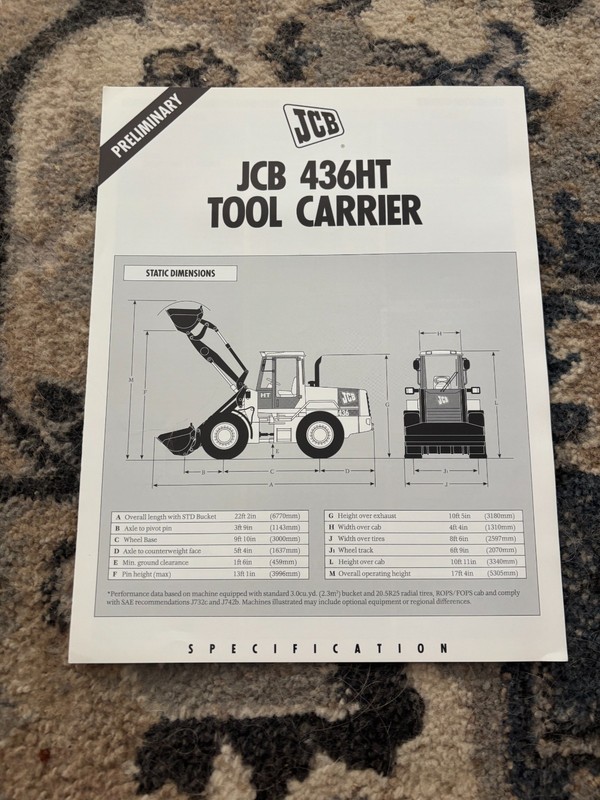 JCB 436HT Tool Carrier Brochure FCCA25