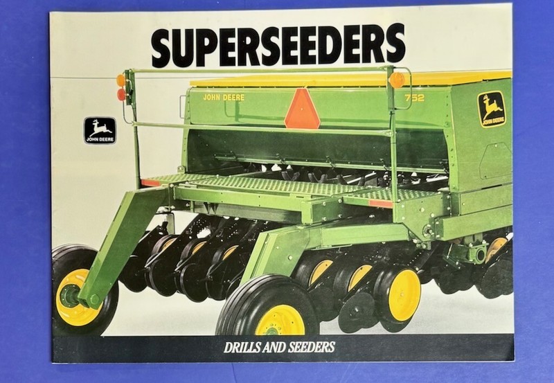 1989 JOHN DEERE BROCHURE Superseeders