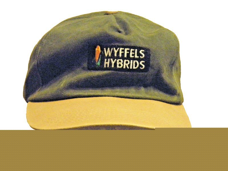 WYFFELS HYBRIDS Green &Tan Trucker/Farmer Hat/Cap Snapback SEEDS 1990s Vintage
