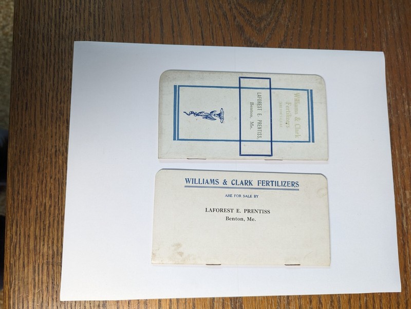 (qty 2) WILLIAMS & CLARK FERTILIZERS Advertising Memo Booklet, 1912 & 1914 gallery
