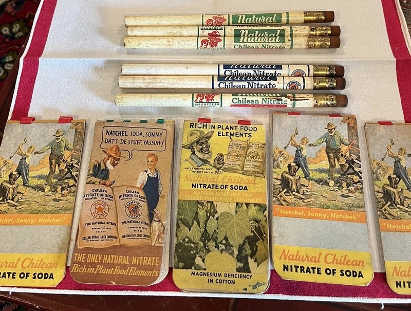 1940s BLACK MEMORABILIA -Agricultural Advertising “UNCLE NACHEL” CHILEAN, 12 Pc