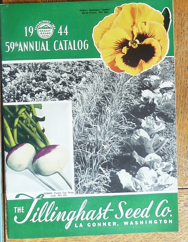 Vintage Tillinghast Seed Co. Large Catalogs, La Conner, Wa., 1944-1967-1977-1983 gallery