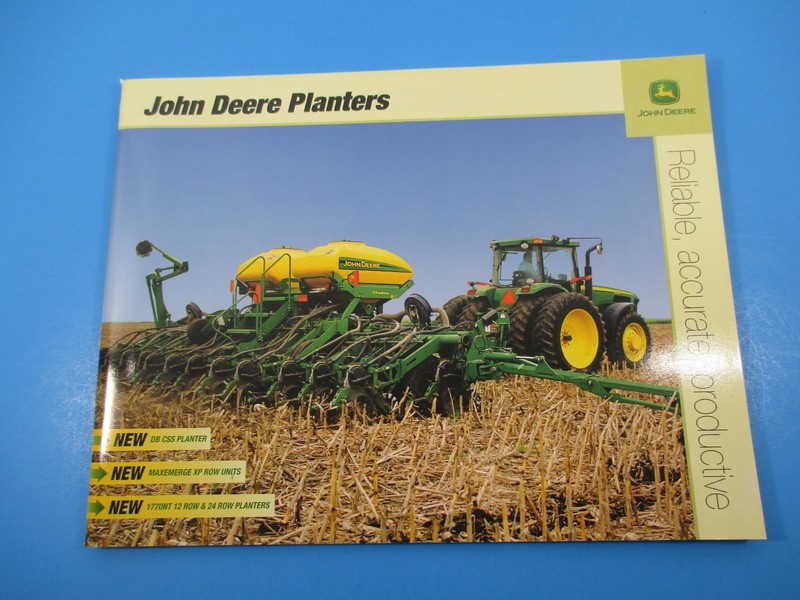 Original John Deere Sales Brochures Planters DB CSS MAXEMERGE XP Row Units M1388