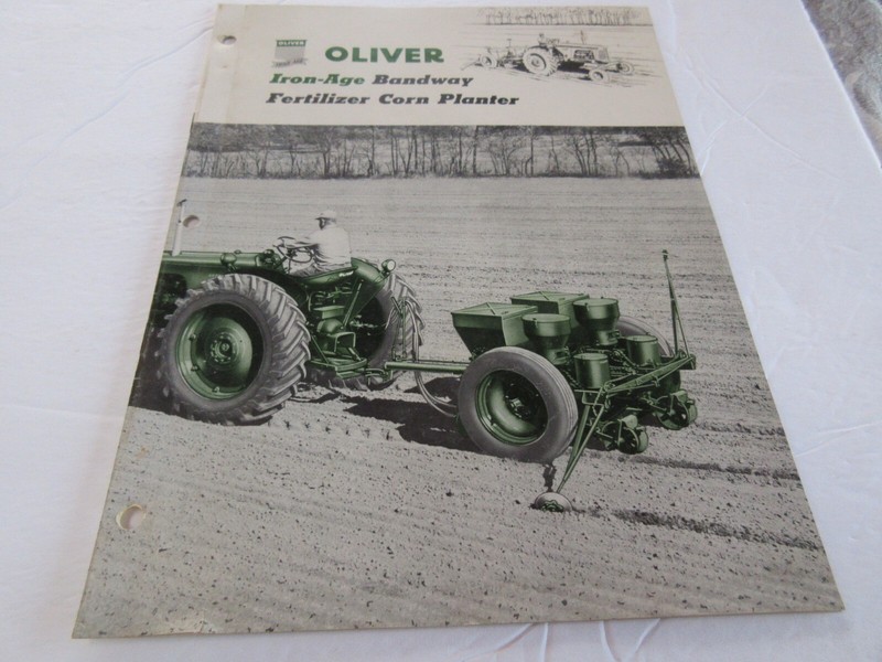 Oliver Iron Age Corn Planter Literature 12 Page