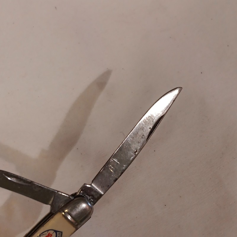 Antique Jacques Seeds 2-Blade Folding Advertising Pocket Knife, Agriculture gallery