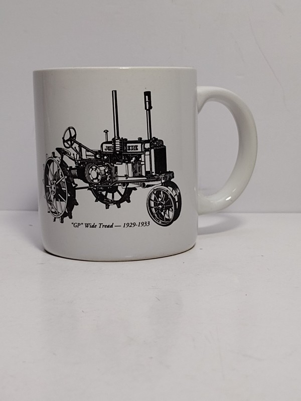 Antique Tractor John Deere Go With The Green Service Coffee Mug Cup. Pre-owned