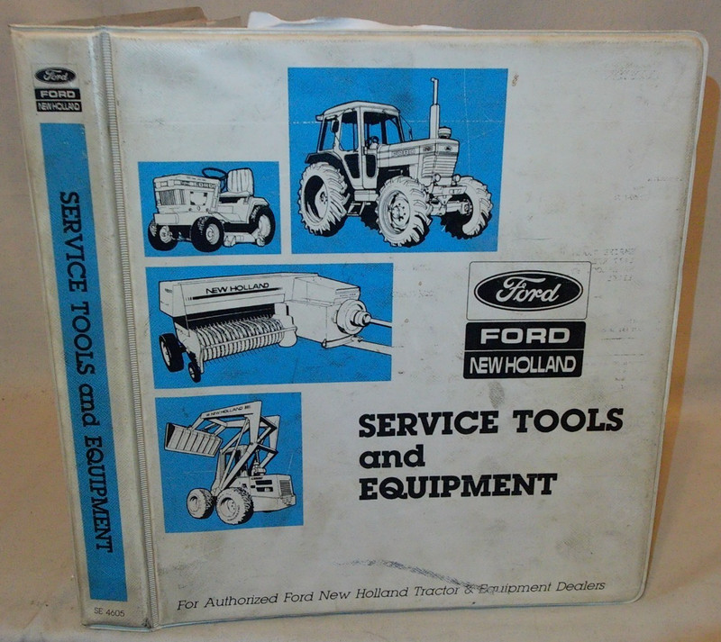 1998 -New Holland Ford- Service Tools Tractor Operators Service Manual Binder