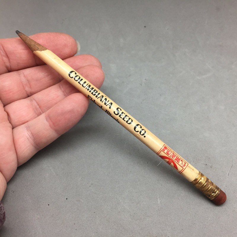 Columbiana Seed Company Pencil Eldred Illinois Funks G Hybrid Corn Advertising